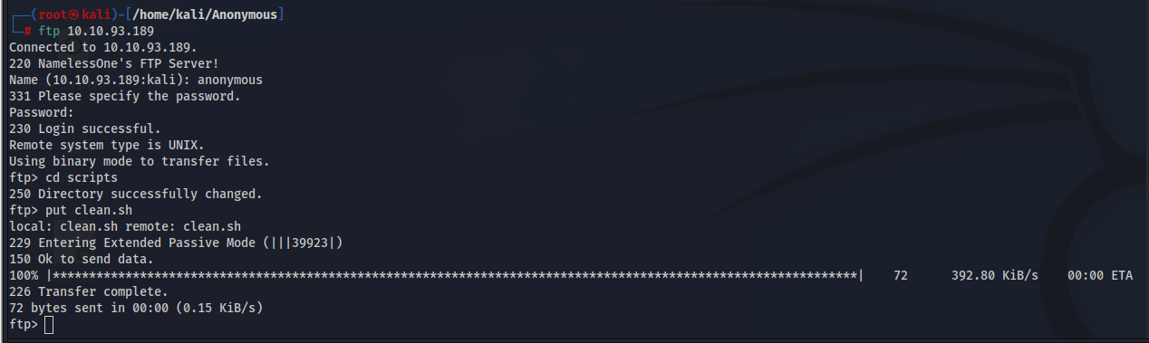 Clean bash file